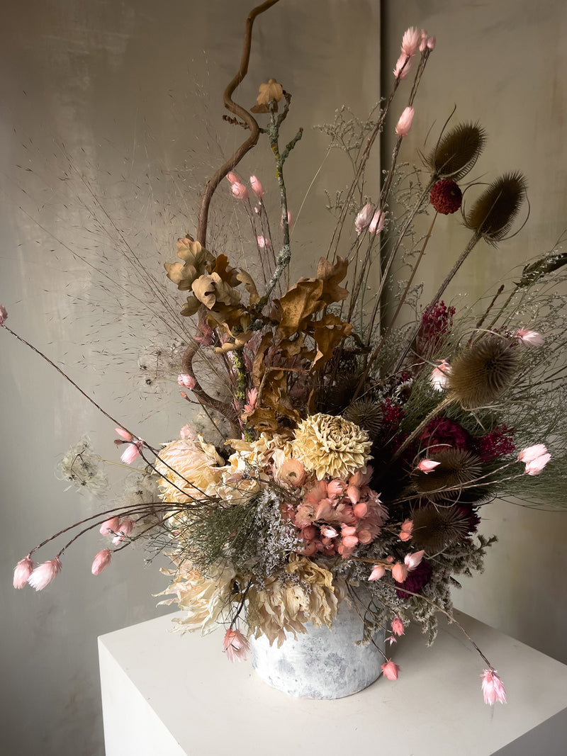 Thistle Pop - Bespoke Dried Flower Arrangement
