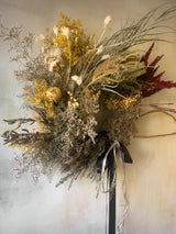 Firecracker Dried Flower Wreath