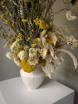 Golden Daze Dried Flower Vase Arrangement