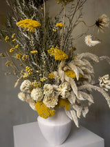 Golden Daze Dried Flower Vase Arrangement