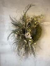 Lichen Moon Dried Flower Wreath