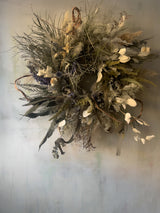 Razzle Dazzle Dried Flower Wreath