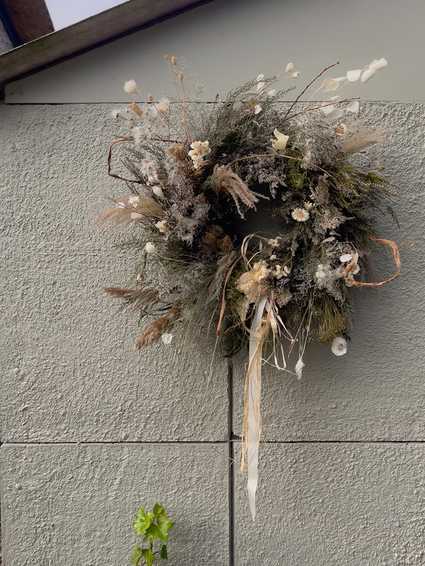 Moonlight Dried Flower Wreath