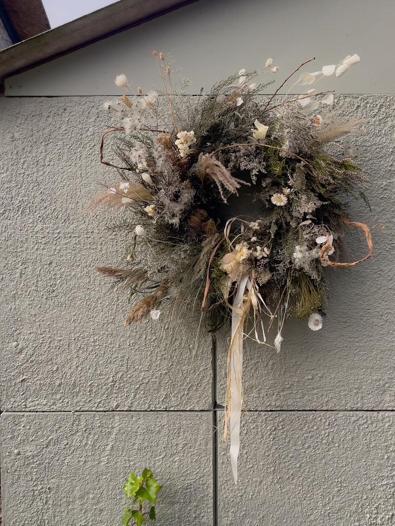 Moonlight Dried Flower Wreath