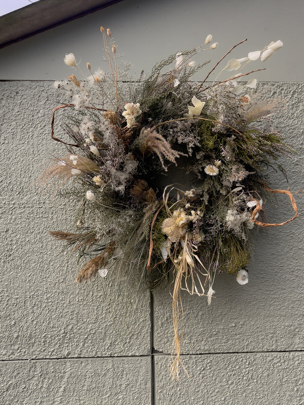 Moonlight Dried Flower Wreath