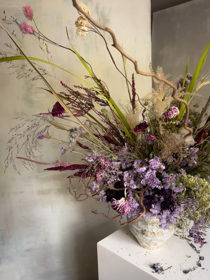 Purple Rain - Bespoke Dried Flower Arrangement