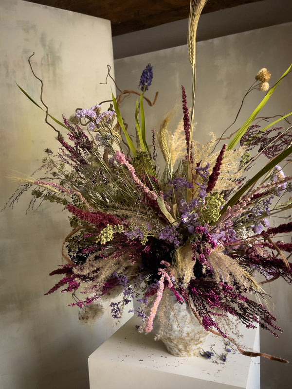 Purple Rain - Bespoke Dried Flower Arrangement