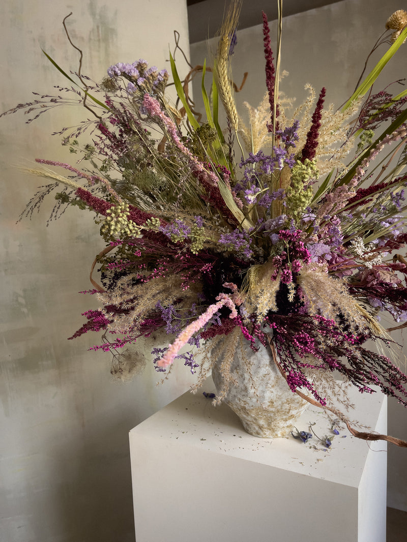 Purple Rain - Bespoke Dried Flower Arrangement