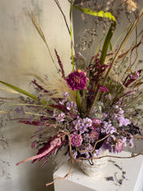 Purple Rain - Bespoke Dried Flower Arrangement