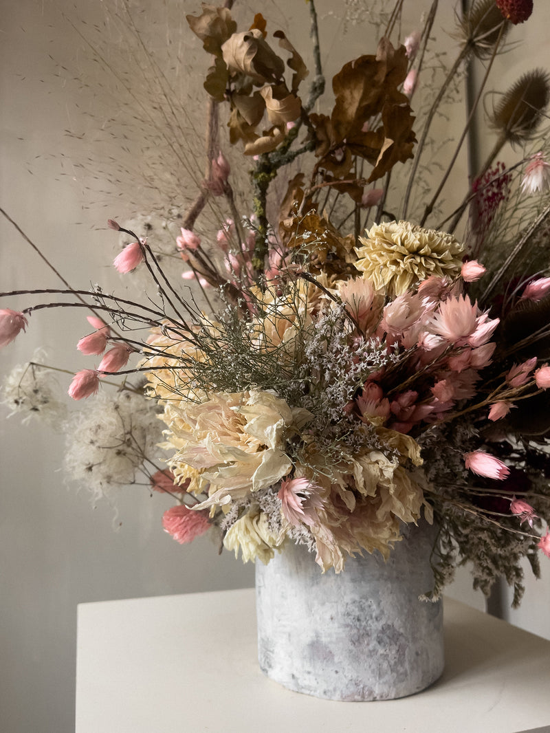 Thistle Pop - Bespoke Dried Flower Arrangement