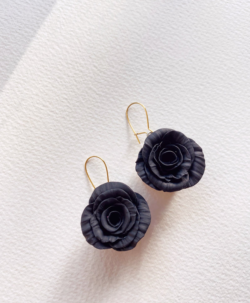 Noir Drop Earrings